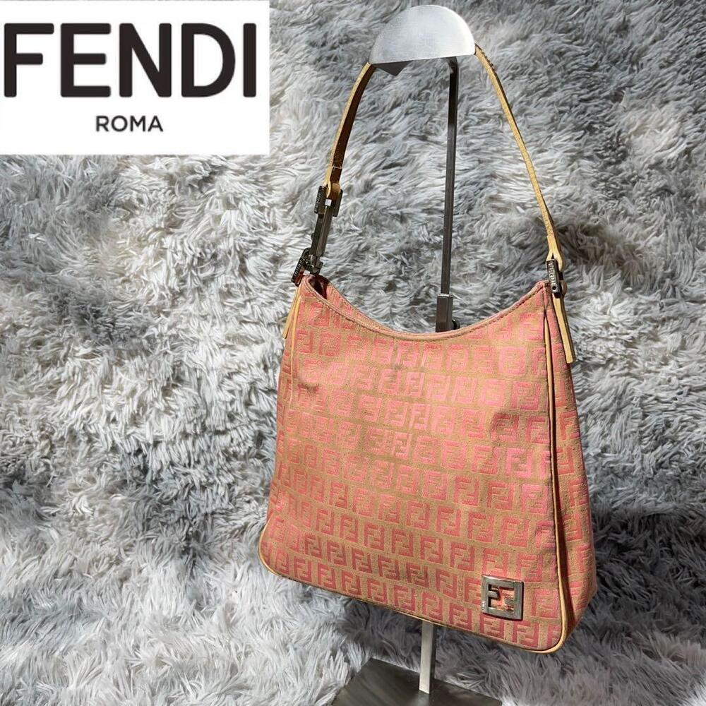 Fendi Hobo Bag Half Moon Zucca